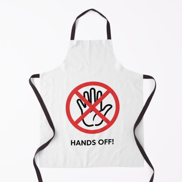 Item preview, No Touch Zone. Graphic Stop Hand Symbol for Personal Space hands off designed and sold by Oblivyum.
