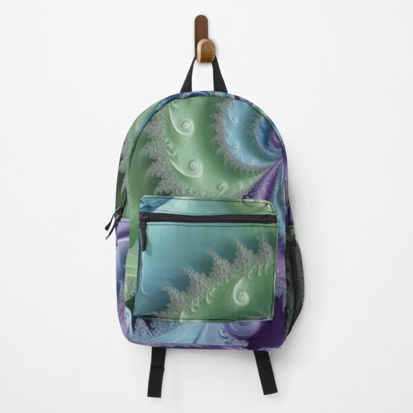 Item preview, Frozen Forest Spiral in Cool Green, Blue, and Purple designed and sold by Harmonic_Layers.