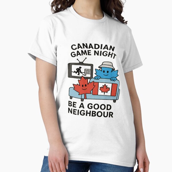 Aperçu de l'œuvre Soirée de jeux canadienne, soyez un bon voisin créée et vendue par Good Neighbours.
