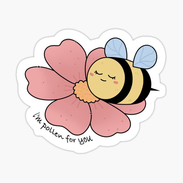 Artikel-Vorschau von Ich bin Pollen für dich, designt und verkauft von LolasDoodles.