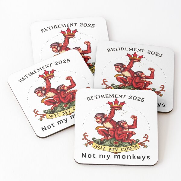 Item preview, Retiring in 2025 – No More Circus, No More Monkeys designed and sold by Dakson Design - Fantasy Art.