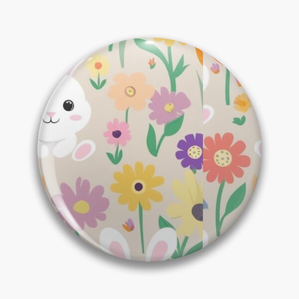 Artikelvorschau, Ostern süße Hasen mit Blumen entworfen und verkauft von ArtDesignTp.