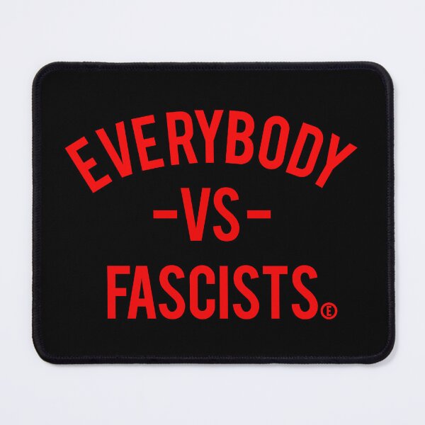 Item preview, Everybody VS Fascists (circle E for equality) red designed and sold by Thelittlelord.
