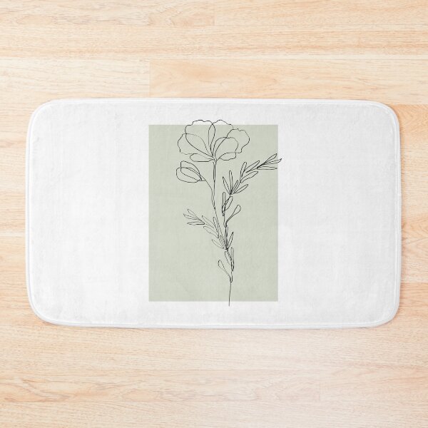 Item preview, Botanical Line Art 5, Sage Green Wall Art, Modern Minimalist Art by Synplus designed and sold by synplus.
