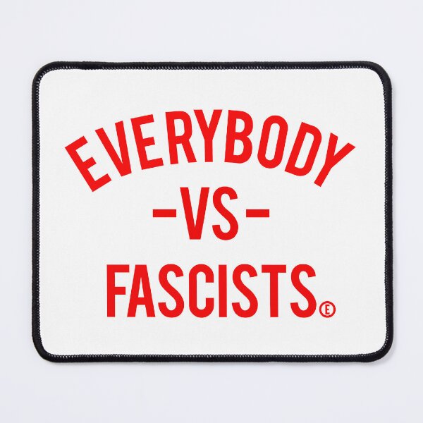 Item preview, Everybody VS Fascists (circle E for equality) red designed and sold by Thelittlelord.