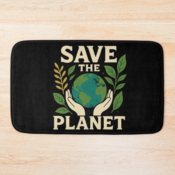 Item preview, Save The Planet, Eco-Friendly Earth Art | Sustainable Nature designed and sold by Oblivyum.