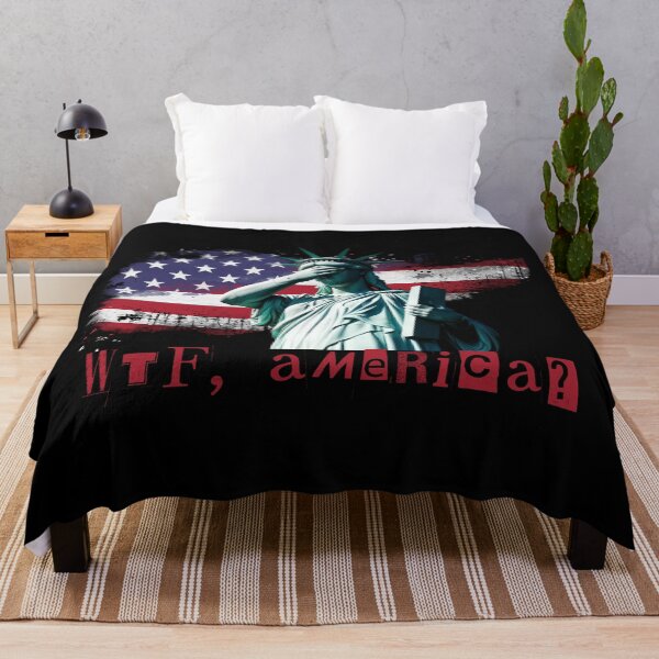 Item preview, wtf, america? designed and sold by DesignByMalwina.