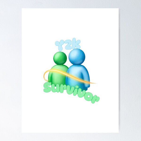 Item preview, Y2K Survivor - Nostalgic 2000s designed and sold by MonterArt.