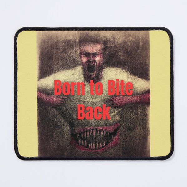 Item preview, Born to Bite Back – Surreal Torso Mouth Artwork designed and sold by Anomaly Effect.