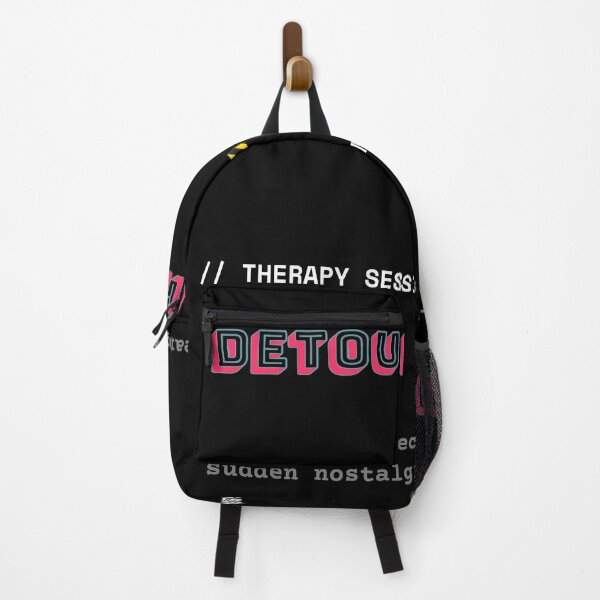 Item preview, DETOUR AHEAD T-Shirt - Therapy Session in Progress - Dark Humor Mental Health Meme - Anxiety Road Sign Tee designed and sold by BrushRushX.