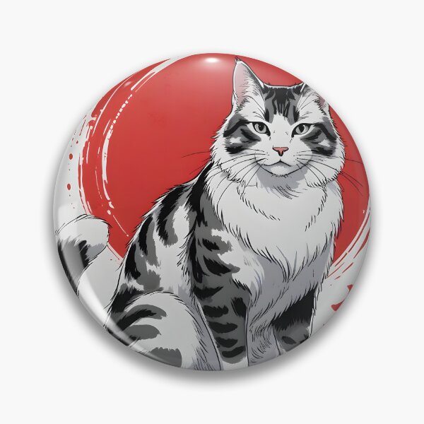 Item preview, Japanese inking cat  designed and sold by KawaieMind.