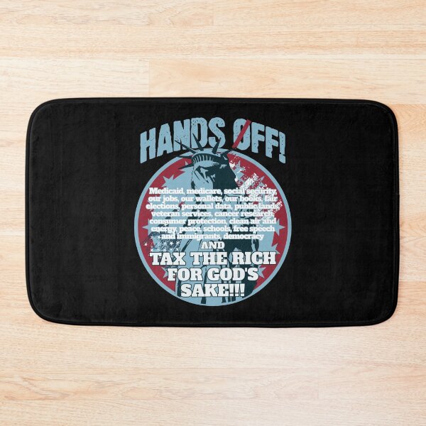 Item preview, HANDS OFF! - STATUE OF LIBERTY - TAX THE RICH FOR GOD'S SAKE designed and sold by justyna-s28.