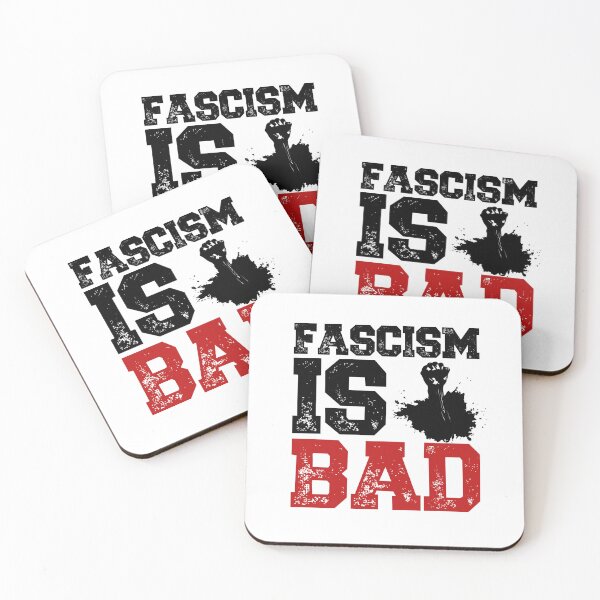 Item preview, Fascism Is Bad - Activism Quote designed and sold by GRABAPSHOP.