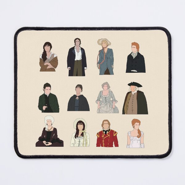 Item preview, Pride and Prejudice Characters designed and sold by Chalene Warner.