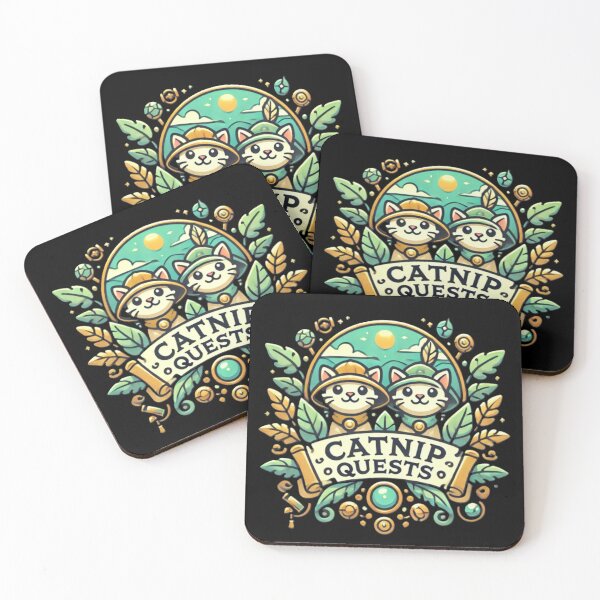 Item preview, Catnip Quests Logo designed and sold by Catnip-Quests.