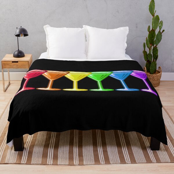 Artikelvorschau, Pride Regenbogen Martinis entworfen und verkauft von ArtFactoryAI.
