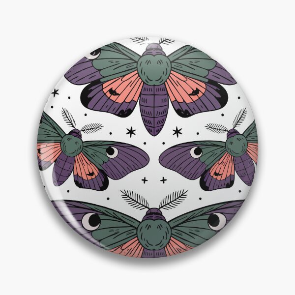 Item preview, Midnight Purple Moths designed and sold by CraftyBloom.