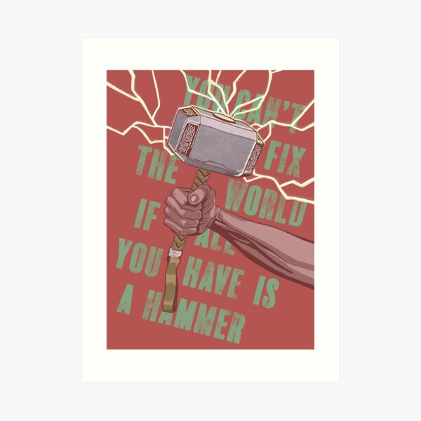 Hammer Art Print