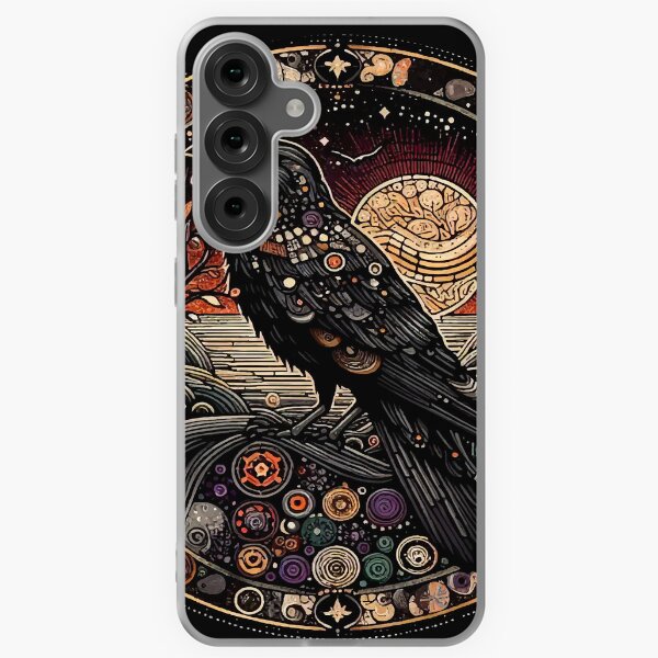 Vista previa del artículo con la obra «El cuervo astral», diseñado y vendido por El Ojo de Lilith.