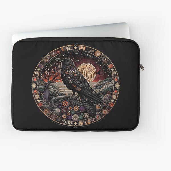 Vista previa del artículo con la obra «El cuervo astral», diseñado y vendido por El Ojo de Lilith.
