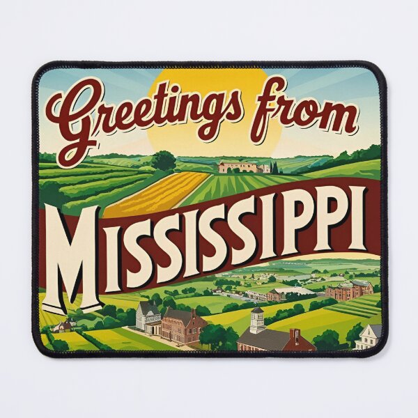 Item preview, Greetings from Mississippi designed and sold by Rue Design Company.