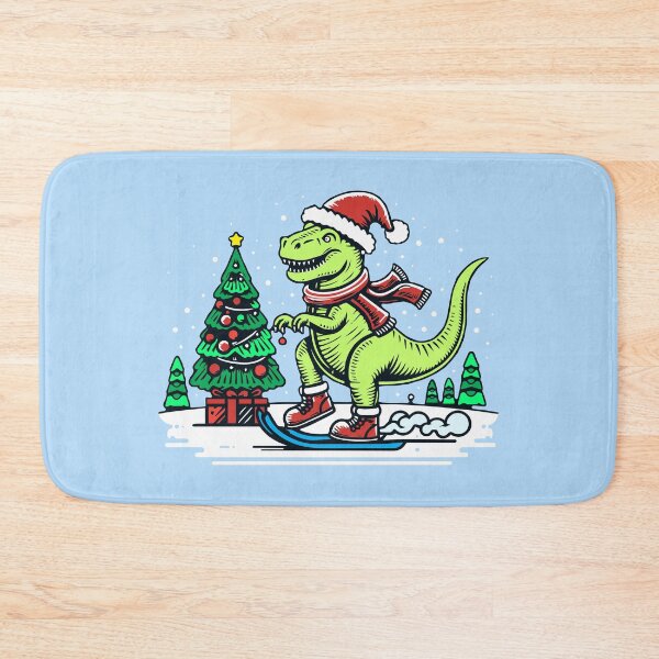 Item preview, Christmas T-Rex designed and sold by ArtFactoryAI.