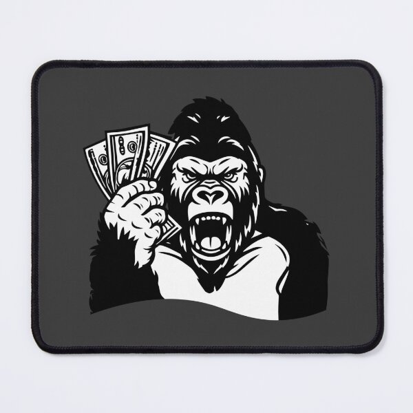 Item preview, Gorila con dinero designed and sold by ArtFactoryAI.