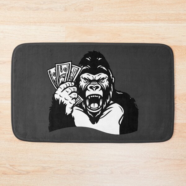 Item preview, Gorilla with Money designed and sold by ArtFactoryAI.