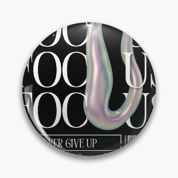 Item preview, FOCUS - Motivational Abstract Typography Tee designed and sold by Classicstitch12.