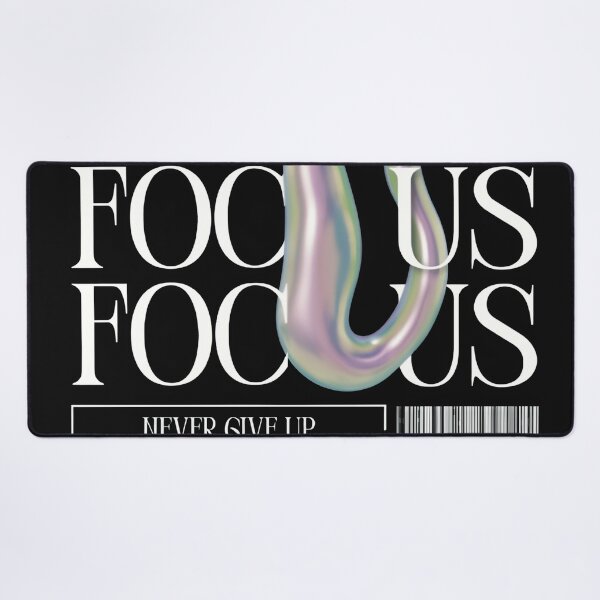 Item preview, FOCUS - Motivational Abstract Typography Tee designed and sold by Classicstitch12.