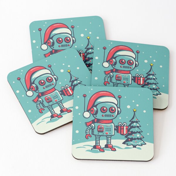 Item preview, Christmas Robot designed and sold by ArtFactoryAI.