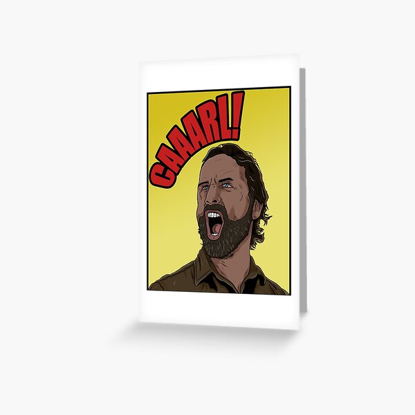 Artikel-Vorschau von Rick Shouting Carl (in Farbe), designt und verkauft von blacksnowcomics.