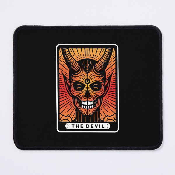 Item preview, The Devil Tarot Card designed and sold by ArtFactoryAI.