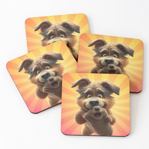 Item preview, Dog and Groundhog Funny Face designed and sold by Simplybe1.