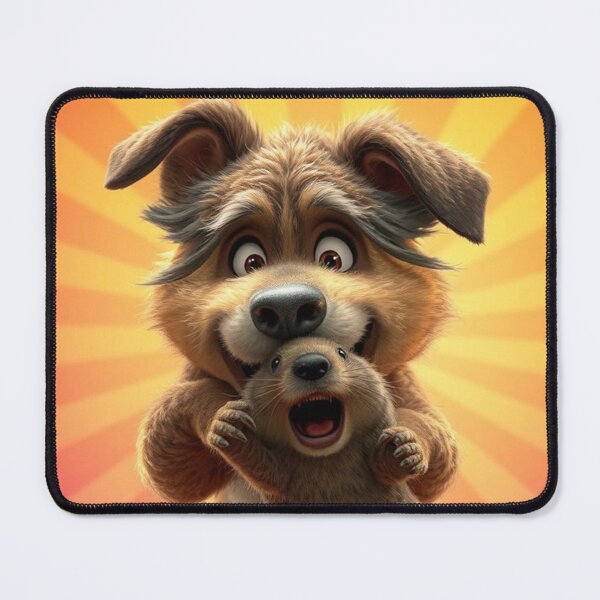 Item preview, Dog and Groundhog Funny Face designed and sold by Simplybe1.