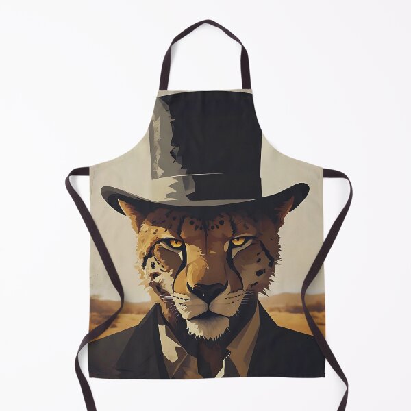 Item preview, Dapper Cheetah – Minimalist Desert Elegance designed and sold by Dino-Lune.
