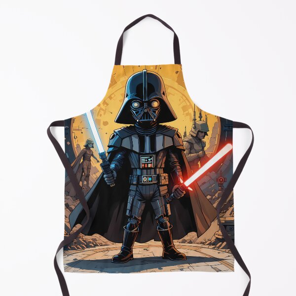 Item preview, Red Blue Star Wars Cartoon Art Galactic Scenes designed and sold by ART ATTACK ZONE.