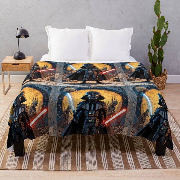 Item preview, Red Blue Star Wars Cartoon Art Galactic Scenes designed and sold by ART ATTACK ZONE.