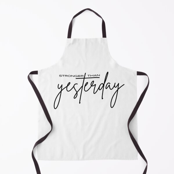 Item preview, Stronger Than Yesterday, Inspiration Quote Design designed and sold by Raise2Shine.