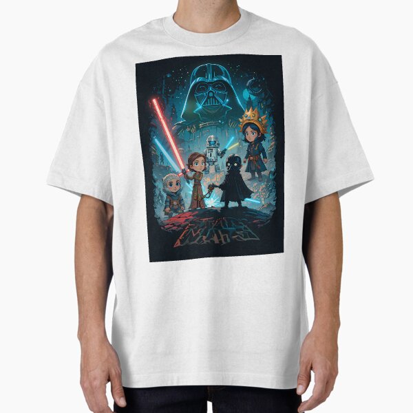 Item preview, Childrens Star Wars Cartoon Art Epic Scenes designed and sold by ART ATTACK ZONE.