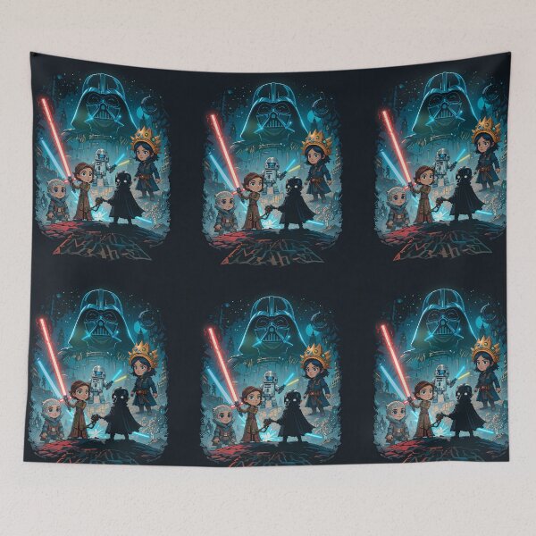 Item preview, Childrens Star Wars Cartoon Art Epic Scenes designed and sold by ART ATTACK ZONE.