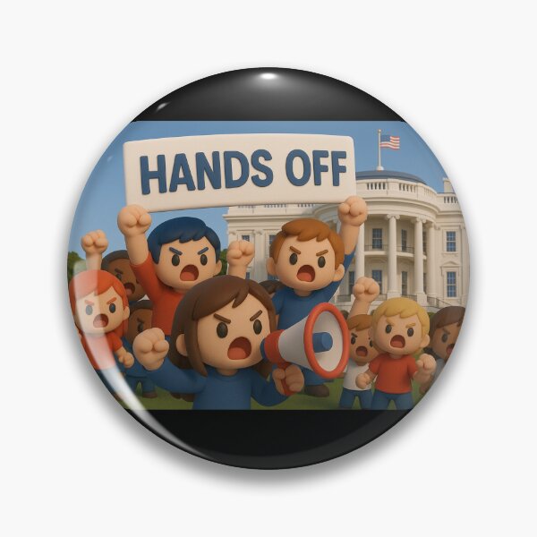 Item preview, "Hands Off - White House Protest" - Activism designed and sold by MySheetMusicArt.