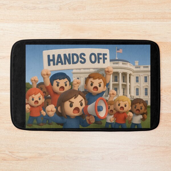 Item preview, "Hands Off - White House Protest" - Activism designed and sold by MySheetMusicArt.