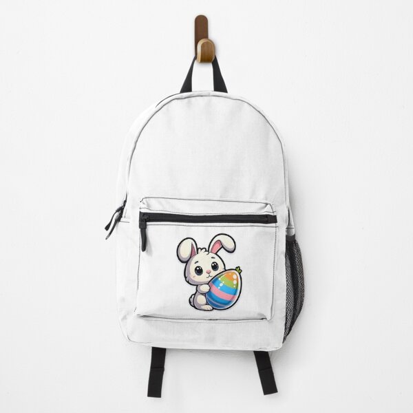 Item preview, Adorable easter bunny holding a colourful Easter egg designed and sold by Arun Fernando.