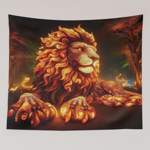 Item preview, Fire Lion designed and sold by connie campbell.