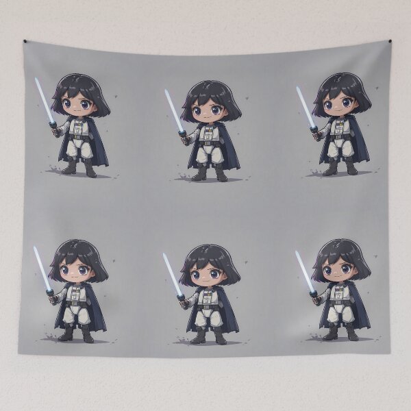 Item preview, Girl Star Wars Art Epic Galactic Scenes designed and sold by ART ATTACK ZONE.