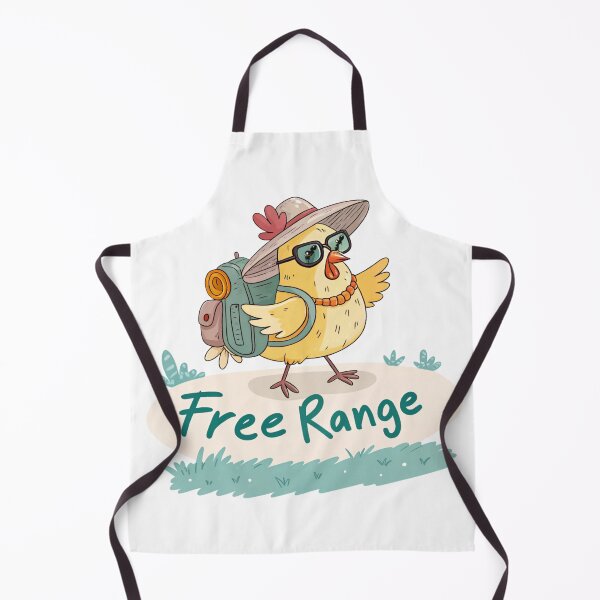 Item preview, The Free Range Traveler Chicken – Cartoon Chicken – Fun Adventure Design designed and sold by asliberry.