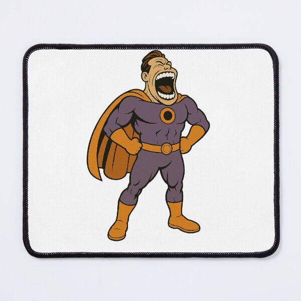 Item preview, Super Gueule – The Superhero Who Screams Louder Than Evil designed and sold by pilly74.
