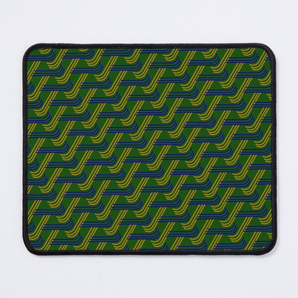 Item preview, Hinge Colorful Waves Tricolor Pattern Green designed and sold by EvergreenMotifs.