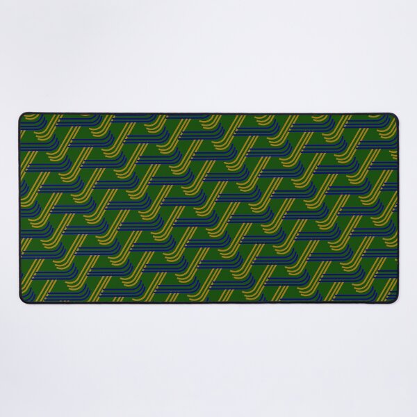 Item preview, Hinge Colorful Waves Tricolor Pattern Green designed and sold by EvergreenMotifs.